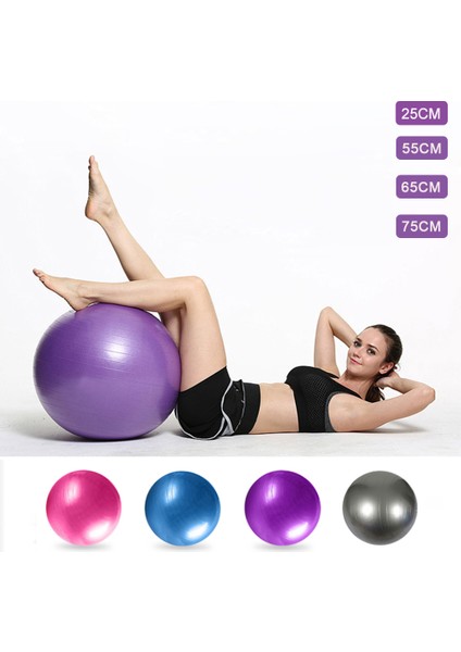 25CM Pembe Tarzı 25CMCMCMCM Denge Yoga Topu Egzersiz Ev Fitness Topu Yoga Pilates Eğitimi Spor Ekipmanları Kadın Için (Yurt Dışından)
