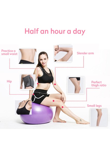 25CM Pembe Tarzı 25CMCMCMCM Denge Yoga Topu Egzersiz Ev Fitness Topu Yoga Pilates Eğitimi Spor Ekipmanları Kadın Için (Yurt Dışından)