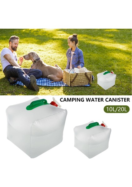 20L Tarzı L Musluklu Katlanabilir Kamp Su Bidonları Bpa Içermeyen Pvc Su Saklama Çantası Su Kovası Açık Yürüyüş Içme Suyu Deposu (Yurt Dışından) indirimleri