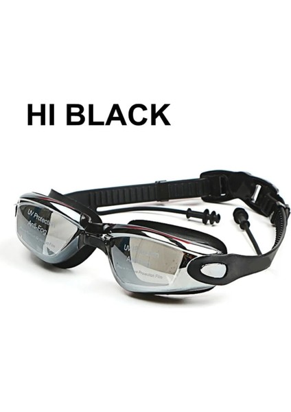 Siyah Miyopi 450 Tarzı Profesyonel Silikon Miyopi Yüzme Gözlükleri Anti-Sis Uv Yüzme Gözlükleri Erkekler Kadınlar Için Kulak Tıkacı ile Diyoptri Spor Gözlük (Yurt Dışından) modelleri