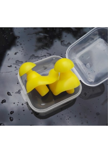 Sarı Stil 1 Çift Yumuşak Kulak Tıkaçları Yüzme Silikon Su Geçirmez Toz Geçirmez Kulak Tıkaçları Dalış Su Sporları Yüzme Yüzme Anti-Gürültü Aksesuarları (Yurt Dışından)