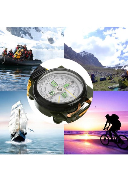 Çok Işlevli Taşınabilir Katlanır Lens Pusula Askeri Tekne Panosu Navigasyon Pusula Dash Mount Açık Kamp Yürüyüş Surviva (Yurt Dışından) fiyatları