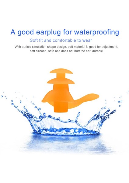 Pembe Stil Kulak Klipleri Toz Geçirmez Kulak Yumuşak Su Geçirmez Kulak Tıkaçları Çevresel Silikon Spor Fişleri Dalış Su Sporları Yüzme Aksesuarları (Yurt Dışından) indirimleri