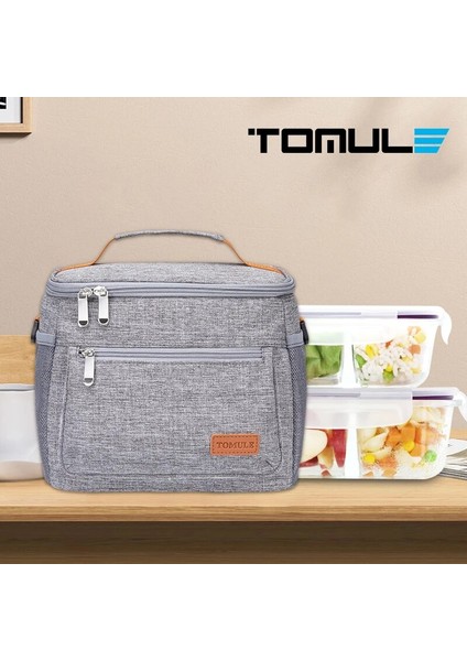 Chaoduo Shop TML-L002-02 Stili Tomule Isı Yalıtımlı Öğle Yemeği Çantası Taşınabilir Soğutucu Çanta 9l Bento Gıda Saklama Torbaları Seyahat Gıda Omuz Öğle Yemeği Kutusu Tote (Yurt Dışından)