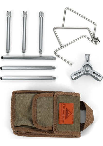 5 Z04 Stilini Ayarla Taşınabilir Soba Rafı Kamp Sobası Standı Braketi Tutucu Soba Desteği Sırt Çantasıyla Kamp Yapmak Için Kamp Balıkçılığı Barbekü Garde (Yurt Dışından) modelleri