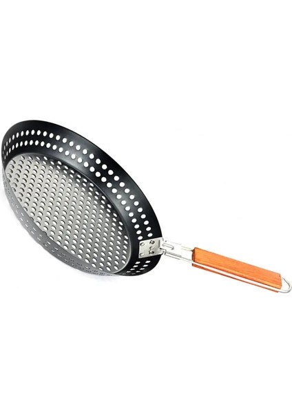 Siyah Stil Siyah Dayanıklı Demir Modern Kızartma Ördek ve Tavuk Budu Pizza Pot Tava Taşınabilir Pişirme Açık Kamp Izgara Tepsisi Barbekü (Yurt Dışından) fiyatları