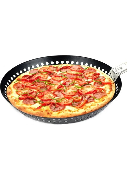 Siyah Stil Siyah Dayanıklı Demir Modern Kızartma Ördek ve Tavuk Budu Pizza Pot Tava Taşınabilir Pişirme Açık Kamp Izgara Tepsisi Barbekü (Yurt Dışından) fırsatları