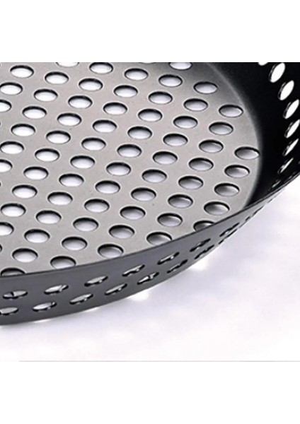 Siyah Stil Siyah Dayanıklı Demir Modern Kızartma Ördek ve Tavuk Budu Pizza Pot Tava Taşınabilir Pişirme Açık Kamp Izgara Tepsisi Barbekü (Yurt Dışından) indirimleri