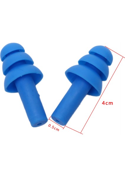 1 Çift Tarzı Çift Konfor Kulak Tıkaçları Gürültü Azaltıcı Silikon Yumuşak Kulak Tıkaçları Yüzme Silikonu Kulak Tıkaçları Uyku Için Koruyucu (Yurt Dışından)