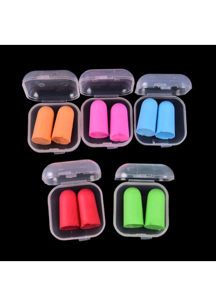 No.4 Tarzı 2 Adet Anti-Gürültü Yumuşak Kulak Tıkaçları Ses Yalıtımı Kulak Koruma Kulak Tıkaçları Seyahat Gürültü Azaltma Için Uyku Fişleri Kılıf ile (Yurt Dışından) modelleri