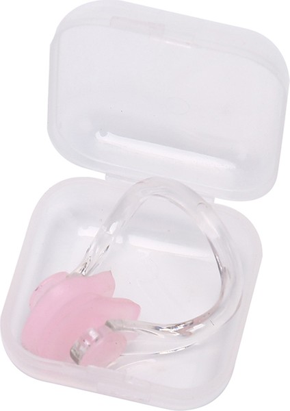 Pembe Tarzı Tek Burun Klipsi Kutulu Silikon Yumuşak ve Rahat Yetişkin Çocuk Evrensel Yüzme Plajları Su Geçirmez Ekipman Aksesuarları (Yurt Dışından)