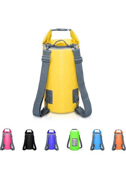 Siyah Stil 10L Pvc Su Geçirmez Sırt Çantası Kayık Kılıfı Açık Trekking Omuz Kuru Çanta Seyahat Dalış Teknesi Okyanus Paketi Nehir Çantası 5l 10L 15L 20L 30L (Yurt Dışından) fiyatları