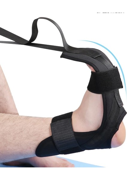Siyah Stil Bacaklar Ev Spor Yoga Bacak Sedye Esneklik Germe Kayışı Fitness Yoga Cheer Dans Jimnastik Eğitmen Bant Germe (Yurt Dışından)