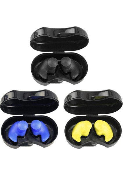 Siyah Stil Yumuşak Kulak Tıkaçları Silikon Su Geçirmez Kulak Tıkacı Toz Geçirmez Kulak Çevresel Spor Fişleri Dalış Su Sporları Yüzme Havuzu Aksesuarları (Yurt Dışından) modelleri