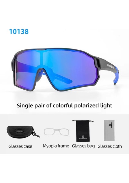 NO.10171 Tarzı NO.10138 Beden Rockbros Polarize Bisiklet Gözlükleri Bisiklet Güneş Gözlüğü Erkek Kadın Bisiklet Gözlüğü Spor Oculos Ciclismo Fietsbril UV400 Mtb Gözlük (Yurt Dışından)