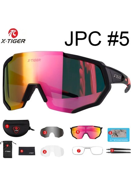JPC05 Stili 3 Mercek X-Tıger Kadınlar Polarize Bisiklet Güneş Gözlüğü Mtb Bisiklet Bisiklet Gözlük Ciclismo Erkekler Bisiklet Gözlükleri Dağ Yarışı Bisiklet Gözlükleri (Yurt Dışından)