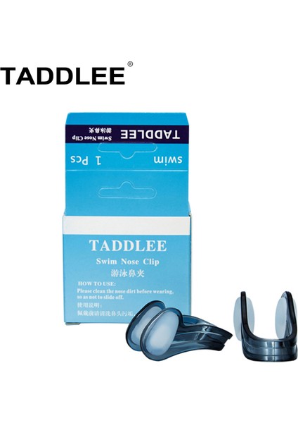 Siyah Stil Taddlee Yüzme Burun Klipleri Fişler Yetişkin Burun Koruması Rekabet Koruyucusu Su Geçirmez Silikon (Yurt Dışından)