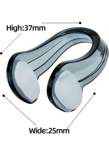 Siyah Stil Taddlee Yüzme Burun Klipleri Fişler Yetişkin Burun Koruması Rekabet Koruyucusu Su Geçirmez Silikon (Yurt Dışından) indirimleri