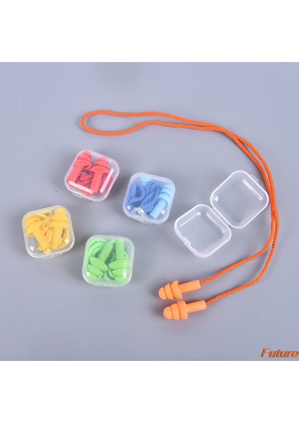 Rd Stili 1 Adet Kutulu Konfor Kulak Tıkaçları Gürültü Azaltma Silikon Yumuşak Kulak Tıkaçları Pvc Halatlı Kulak Tıkaçları Yüzme Uyku Için Koruyucu (Yurt Dışından) modelleri