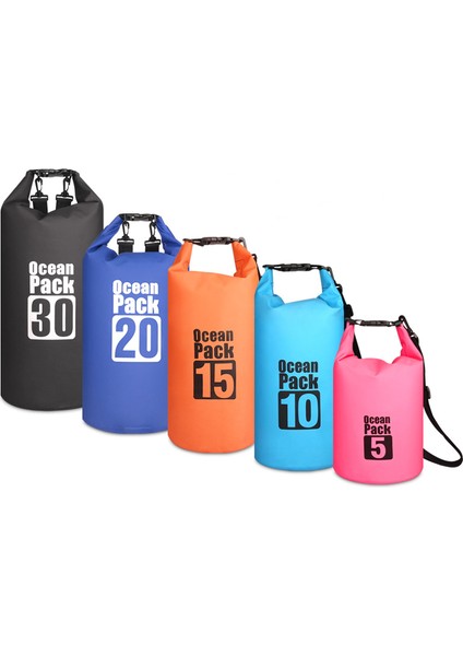 Turuncu Tarzı 30L Pvc Su Geçirmez 3l 5l 10L 15L 20L 30L Açık Yüzme Çantaları Dalış Sıkıştırma Depolama Kuru Çanta Adam Kadınlar Için Kayaking Sırt Çantası (Yurt Dışından)