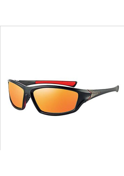Qc-2 Stili Roidismtor UV400 Polarize Bisiklet Gözlükleri Spor Güneş Gözlüğü Yürüyüş Balıkçılık Spor Bisiklet Gözlükleri Kaymaz Kauçuk Yumuşak Burun Pedi (Yurt Dışından)