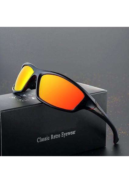 Qc-2 Stili Roidismtor UV400 Polarize Bisiklet Gözlükleri Spor Güneş Gözlüğü Yürüyüş Balıkçılık Spor Bisiklet Gözlükleri Kaymaz Kauçuk Yumuşak Burun Pedi (Yurt Dışından)