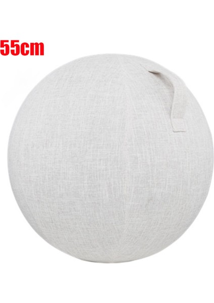 Bej 55CM Tarzı Premium Yoga Topu Koruyucu Kapak Gym Egzersiz Denge Topu Kapak Yoga Egzersiz Fitness Aksesuarları Için cm (Yurt Dışından)