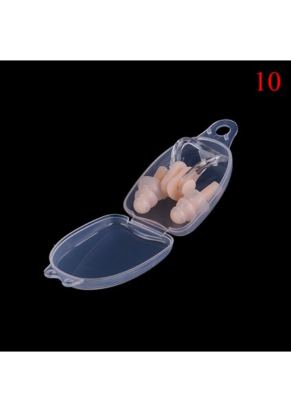 N10 Stili Yüksek Li Su Geçirmez Yumuşak Silikon Yüzme Seti Burun Klipsi + Kulak Tıkaçları Kutulu Kulak Tıkaçları Su Sporları Dalış Yüzme Koruması (Yurt Dışından)