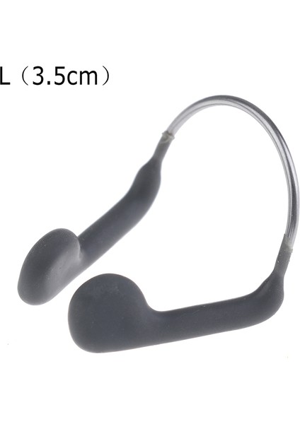 L Tarzı Yumuşak Silikon Yüzme Burun Klipsi Yüzme Dalış Spor Aksesuarları Için Dayanıklı Kaymaz Ayarlanabilir Paslanmaz Çelik Tel (Yurt Dışından)