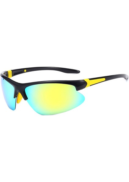 Siyah Altın Tarzı Erkekler Polarize Gözlükler Ultralight Rüzgar Geçirmez Uv Koruyucu Balıkçılık Bisiklet Spor Güneş Gözlüğü Sm (Yurt Dışından)