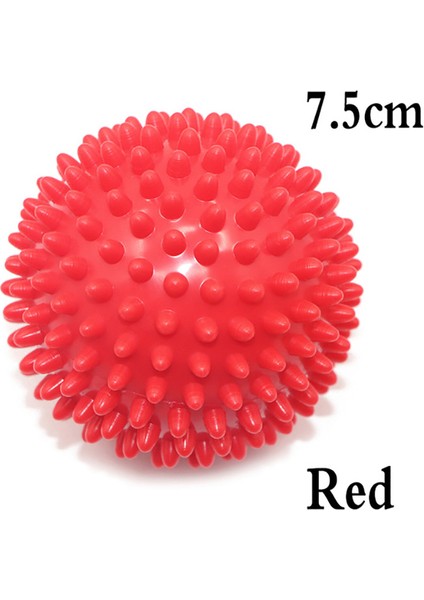 7.5cm-Kırmızı Tarzı 7cm7.5cm 9cm Dayanıklı Pvc Dikenli Yoga Masaj Topu Drenaj Noktası Fitness El Ayak Ağrısı Plantar Fasiit Rahatlatıcı Kirpi Topları (Yurt Dışından)