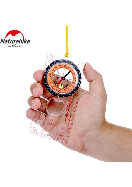 Naturehike Açık Çok Fonksiyonlu Orijinal Ölçekli Seyahat Yürüyerek Pusula Anti-Şok Su Geçirmez Yürüyüş Tırmanma Pusulası (Yurt Dışından)