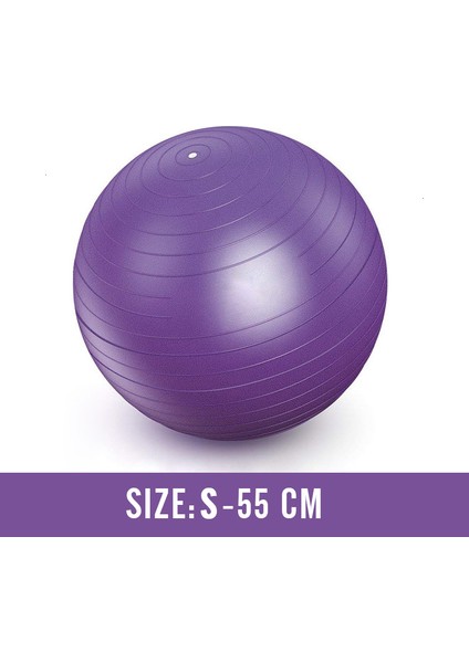 MOR55 cm Stili Kadınlar Için cm Kalınlaşma Pilates Yoga Topları Bola Pilates Fitness Salonu Denge Fitball Egzersiz Egzersiz Stabilite Isviçre Topu (Yurt Dışından)