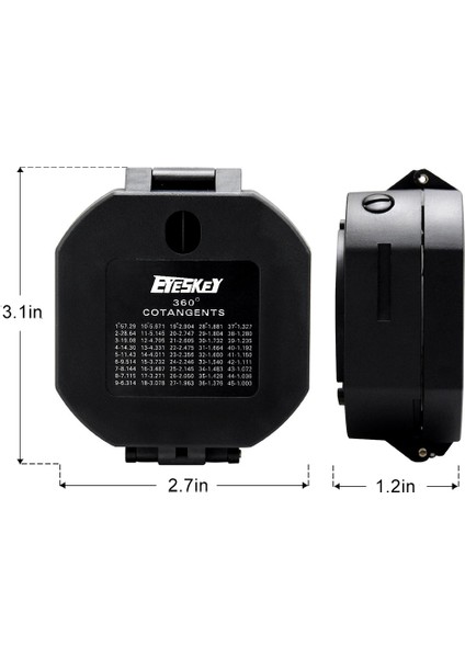 Yeşil Stil Eyeskey Profesyonel Cep Transit Pusula Hafif Su Geçirmez Açık Havada Hayatta Kalma Jeolojik Pusula Ormanda Navigatör (Yurt Dışından) modelleri