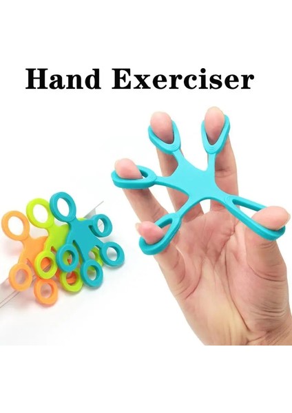 Bej Tarzı Silikon El Eğitmeni Parmak Tutucu Egzersiz Parmak Sedye Egzersiz El Sapları Bilek Gücü Genişletici Rehabilitasyon Araçları (Yurt Dışından) fırsatları
