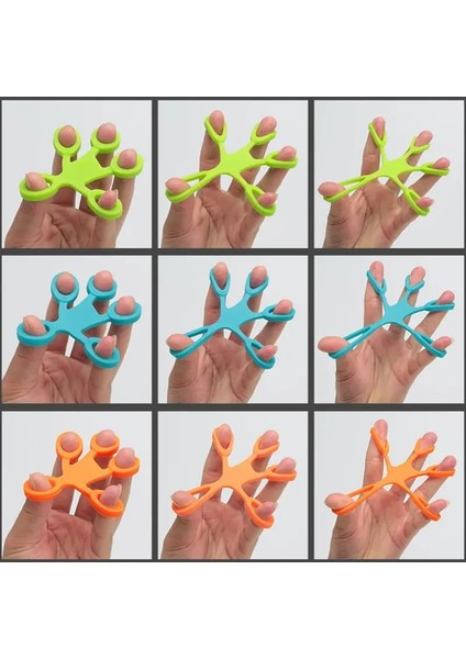 Bej Tarzı Silikon El Eğitmeni Parmak Tutucu Egzersiz Parmak Sedye Egzersiz El Sapları Bilek Gücü Genişletici Rehabilitasyon Araçları (Yurt Dışından) indirimleri