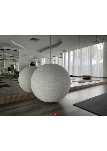 Lacivert 55CM Kapak Stili Premium Yoga Ball Protective Cover Gym Workout Balance Ball Cover And Bottom Ring For Yoga Gym Exercise Fitness Accessories (Yurt Dışından) fırsatları