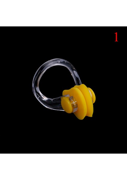 N1 Stili Oft Yüzme Dalış Malzemesi Yumuşak Su Geçirmez Yüzme Kulak Tıkaçları Burun Klipsi Kılıf Koruyucu Su Korumasını Önleyin Kulak Tıkacı (Yurt Dışından)