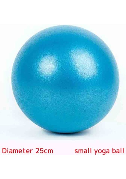 Mavi Stil 25CM Yoga Topu Patlamaya Dayanıklı Buzlu Morts Topu Pilates Topu Fitness Denge Masajı Anti-Stres Topu Egzersiz Yoga Topu (Yurt Dışından)