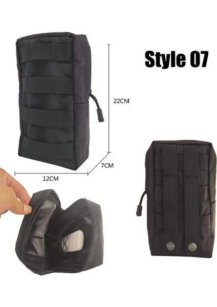Stil 07-A Stili Askeri Taktik Çanta Bel Edc Paketi Molle Araçları Tutucu Tıbbi Çantalar Avcılık Aksesuarları Kemer Kılıfı Açık Yelek Cep Cüzdan (Yurt Dışından) fırsatları