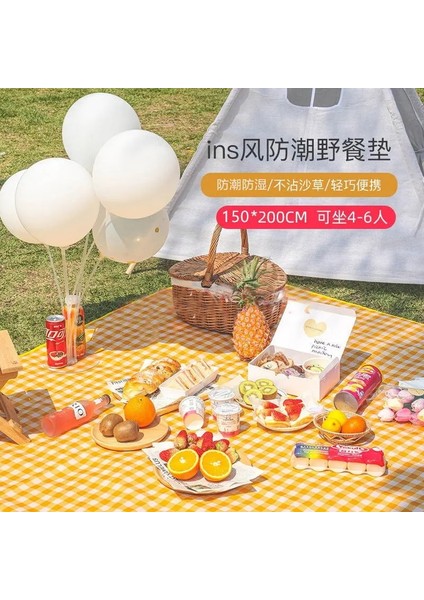 Yeşil Stil 2MX2M Mat Kamp Yürüyüş Açık Taşınabilir Plaj Battaniyesi Katlanır Kamp Mat Kalın Su Geçirmez Çim Kumaş Kamp Ekipmanları Mat (Yurt Dışından) fırsatları