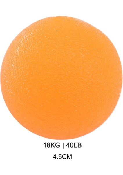 4.5cm Turuncu Tarzı El Kavrama Yumurta Kavrama Topu Parmak Eğitmeni Gym Fitness Ev Egzersiz Ekipmanları Antistres Tutma Yeri Genişletici Kas Güçlendirici (Yurt Dışından)