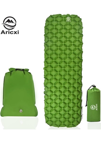 Sadece Yeşil Pompa Stili Arıcxı Sadece 500G Naylon Tpu Uyku Pedi Hafif Neme Dayanıklı Hava Yatağı Taşınabilir Şişme Yatak Ourdoor Kamp Mat (Yurt Dışından) fiyatları