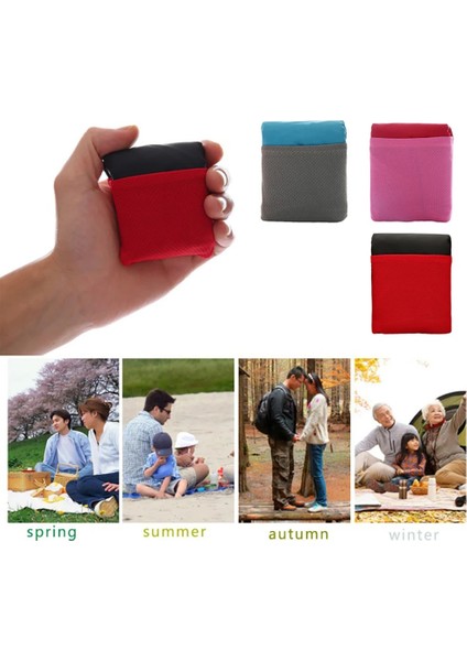 Siyah Stil Mini Cep Kampı Suya Dayanıklı Açık Hava Aktivitesiamping Yürüyüşü Plaj Katlanır Plaj Matı Ultra Hafif Halı Çim (Yurt Dışından) fiyatları