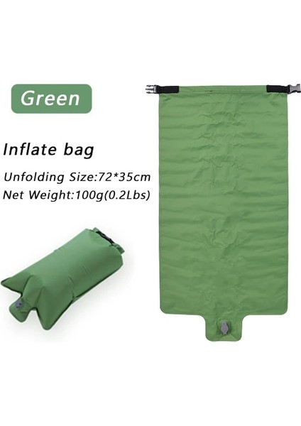 Gök Mavisi Mat Stili Tek Koltuk Ultralight Şişme Hava Yatağı Açık Uyku Pedi Su Geçirmez Kamp Mat Çadır Hava Yastığı Yürüyüş Seyahat Plaj Mat (Yurt Dışından)
