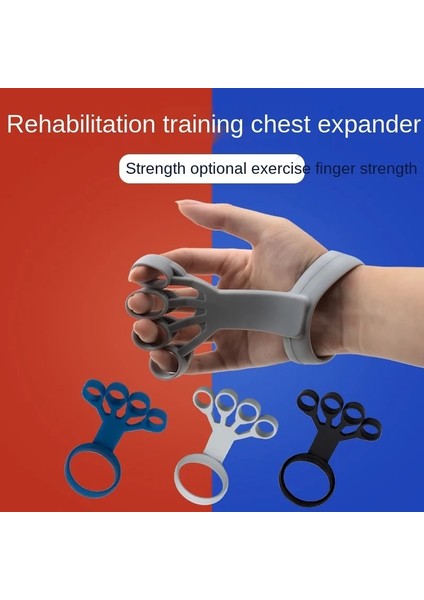Derin Mavi Tarzı Silikon Kavrama Cihazı Parmak Egzersiz Sedye Artrit El Kavrama Eğitmeni Ağrıyı Rahatlatmak Için Rehabilitasyon Eğitimini Güçlendirin (Yurt Dışından)