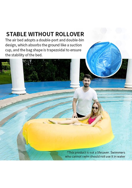 Gül Kırmızı Siyah Stil Kamp Şişme Yatak Kanepe Tembel Uyku Tulumu Açık Plaj Yüzme Kamp Seyahat Ekipmanları Için Taşınabilir Hava Yatağı (Yurt Dışından) indirimleri