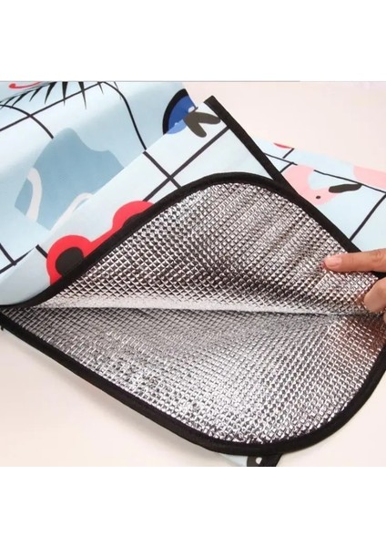 Siyah Stil 150X130CM Katlanır Kamp Mat Açık Bea Ulus Tarzı Baskılı Kalınlaşmak Uyku Kamp Pad Mat Neme Dayanıklı Ekose Battaniye (Yurt Dışından) fırsatları