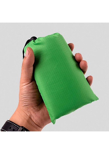 Yeşil Stil 100X140CM 100*140CM Taşınabilir Hafif Mat Cep Battaniyesi Su Geçirmez Açık Seyahat Kamp Plaj Battaniyesi Çadır Uyku Matı (Yurt Dışından)