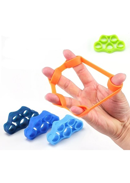 Yeşil Stil El Tutucu Silikon Parmak Tutucu Mukavemet Eğitmeni El Direnci Bandı Parmak Sedyesi Egzersiz Bilek Eğitimi Fitness Aleti (Yurt Dışından) fiyatları